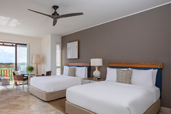 Fairmont View 2 Queen 426sf,40sm Panoramic Resort View Bath with Shower, at Fairmont Mayakoba