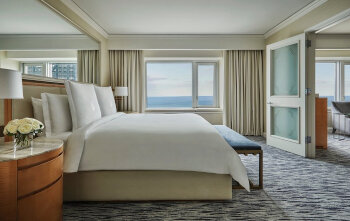 Lake-View Executive Suite Doubles, at Four Seasons Hotel Chicago