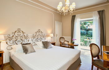 Superior Double Room King Size Garden View with Balcony, at Grand Hotel Miramare