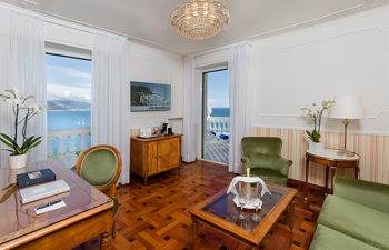 Tigullio Suite with Terrace Sea View, at Grand Hotel Miramare