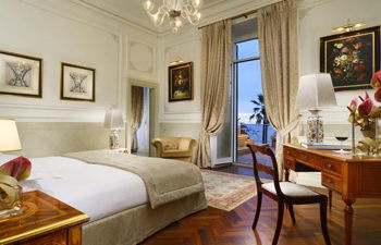 Exclusive Luxury Suite Sissi Sea View with Terrace, at Royal Hotel Sanremo