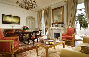 Exclusive Luxury Suite Sissi Sea View with Terrace - 2 Bedroom, at Royal Hotel Sanremo