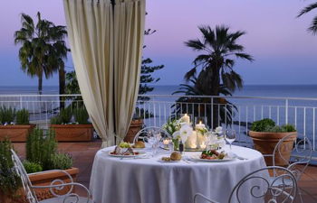 Exclusive Luxury Suite Aurora Sea View with Terrace - 2 Bedroom, at Royal Hotel Sanremo