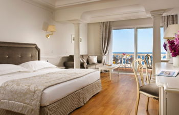 Junior Suite Deluxe Sea View with Terrace, Top Floor, at Royal Hotel Sanremo
