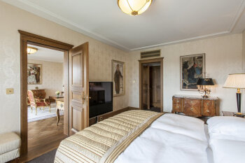 River Suite Balcony, at The Grand Hotel Les Trois Rois