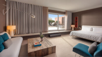 Grand Terrace, Suite, 1 King, High floor, at Le Meridien Barcelona
