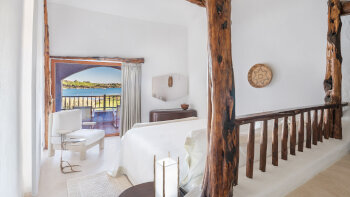 Contemporary Premium, Guest room, King, Sea view, Balcony, at Hotel Cala Di Volpe