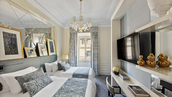 2 Twin/Single Beds, Deluxe Guest Room, at The St. Regis Rome