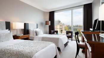 Deluxe room, Guest room, 2 Twins, Lake view, at Hotel President Wilson