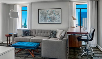 1 Bedroom Suite, 1 King, at Le Meridien Indianapolis