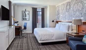 Executive, Guest room, 1 King, at Le Meridien Indianapolis