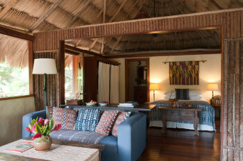 Honeymoon Cabana, at Blancaneaux Lodge