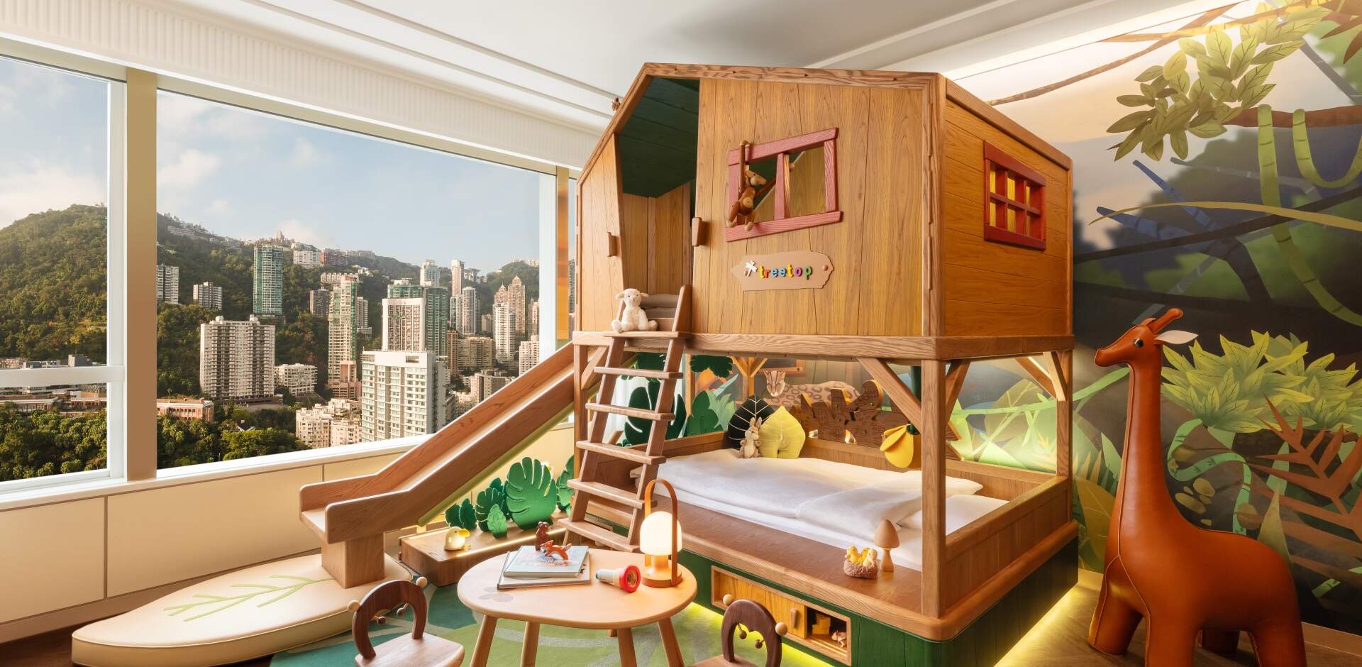 Treetop Hideout Themed Family Suite, at Island Shangri-La, Hong Kong