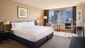 Premium, Guest room, 1 King, Upper floor, at JW Marriott Auckland