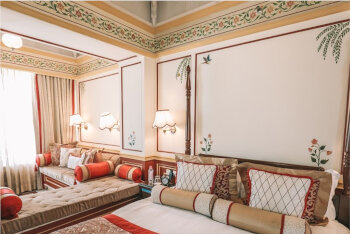 Palace Room Lake View Double Bed, at Taj Lake Palace