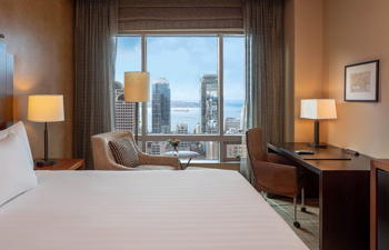 1 King Bed Bay View, at Grand Hyatt Seattle