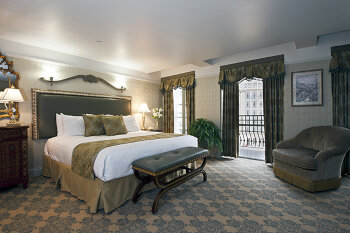 Atrium View with Balcony-1 King, at West Baden Springs Hotel