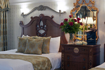 1 Bedroom Suite with 2 Queen Beds And Parlor, at West Baden Springs Hotel