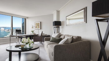One Bedroom Full Harbour Club Suite King, at Four Seasons Hotel Sydney