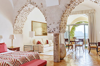 Executive Junior Suite Sea View and Terrace, at Belmond Hotel Caruso