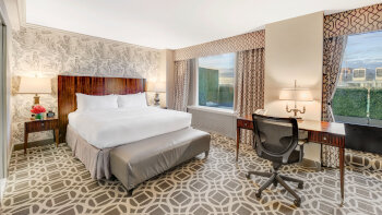 Junior Suite, 1 King, Sofa bed, Terrace, at The Madison Hotel