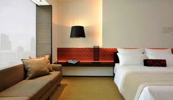 Vista Plus, Guest room, 1 King, City view, at Le Meridien Bangkok