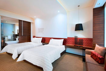 Vista Plus, Guest room, 2 Twin/Single Bed(s), City view, at Le Meridien Bangkok