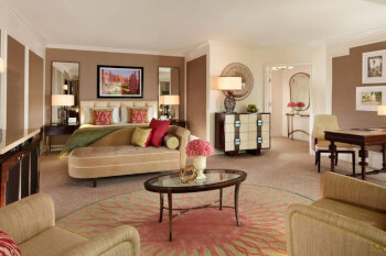 Junior Suite, at The Beverly Hills Hotel 