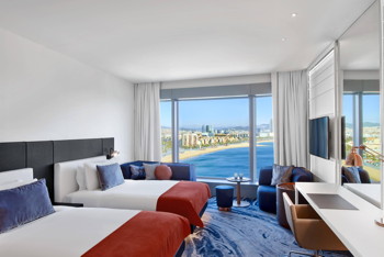 1 King Bed, Marina View, Wonderful Sky Room, at W Barcelona