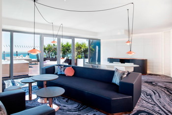 1 King Bed, Mediterranean Sea View, Skyline View, Spectacular Suite, at W Barcelona