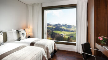 Lake and Mountain View Family Suite, at Burgenstock Hotel & Alpine Spa